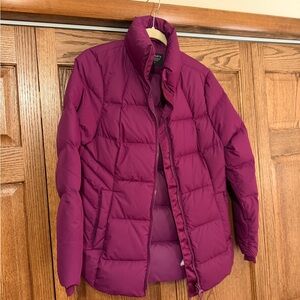 Athleta Women's Magenta Puffer Jacket
